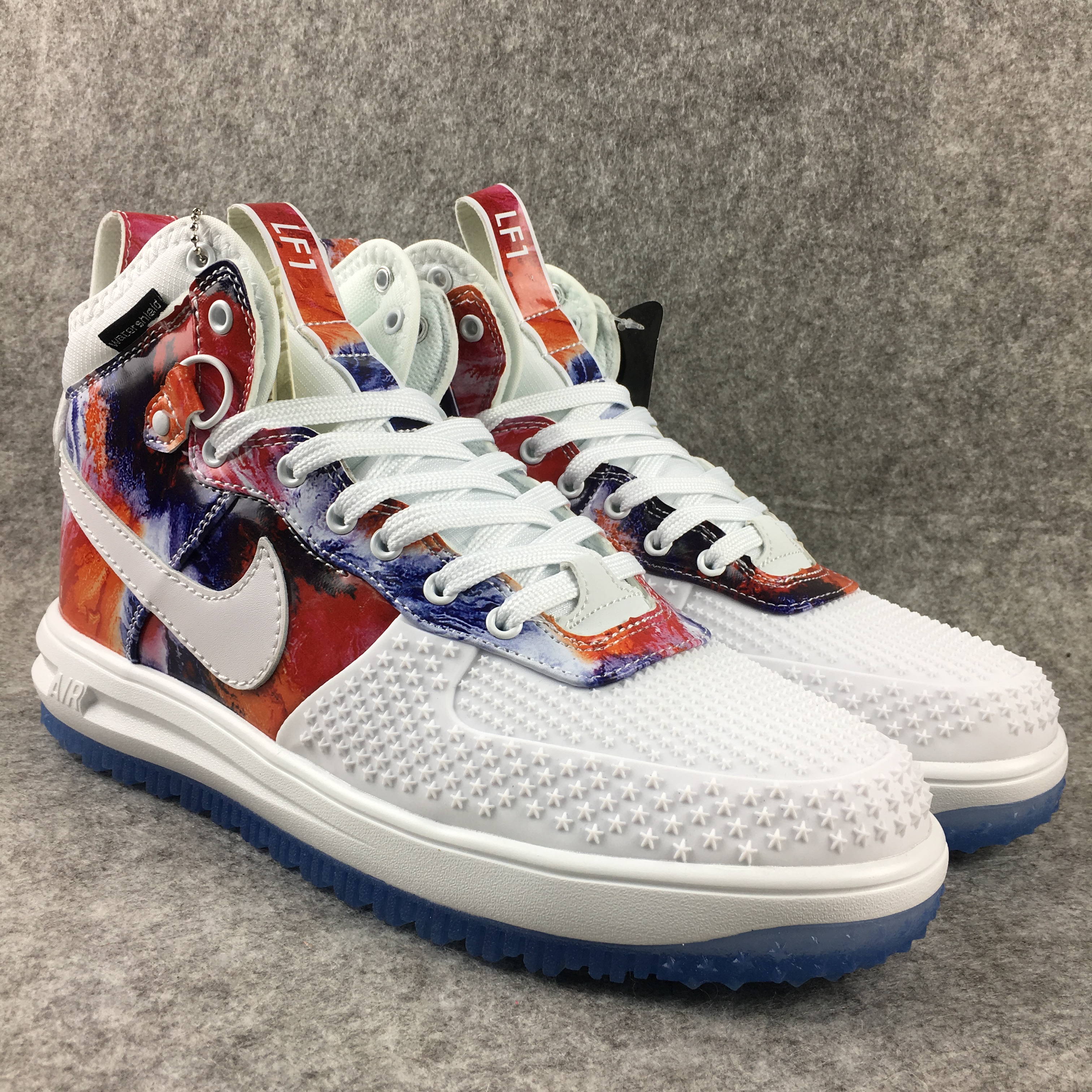 New Nike Lunar Force 1 High White Colorful